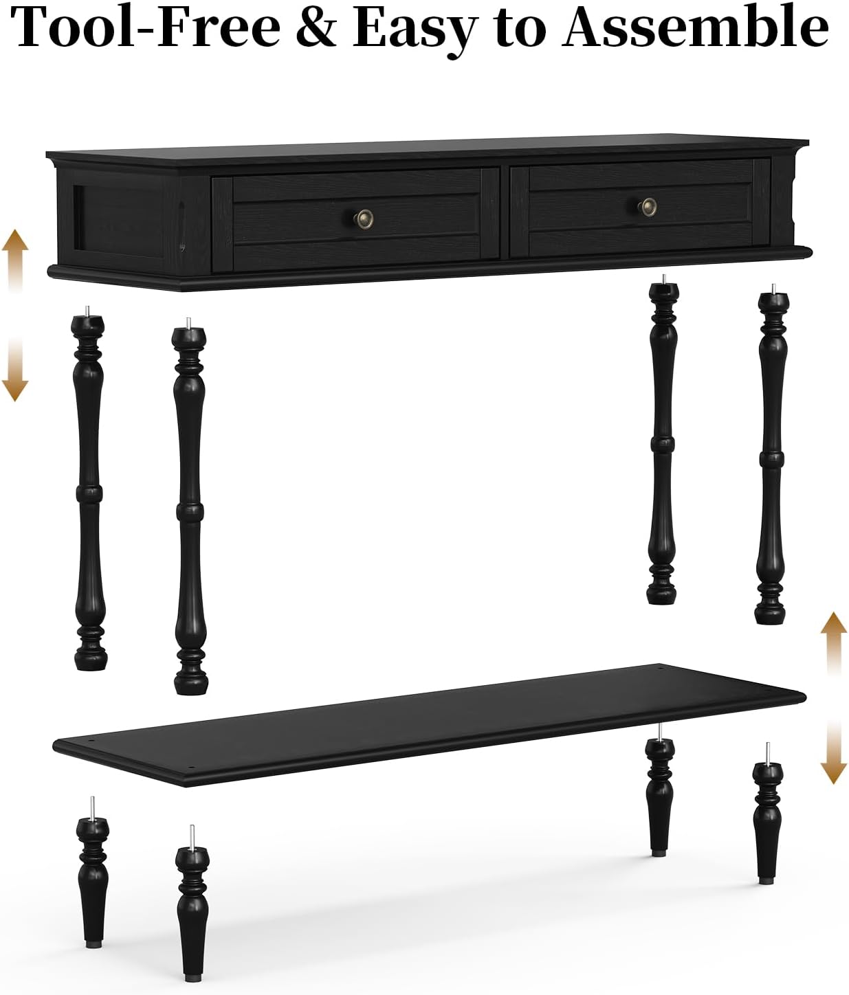 Console Table with 2 Drawers