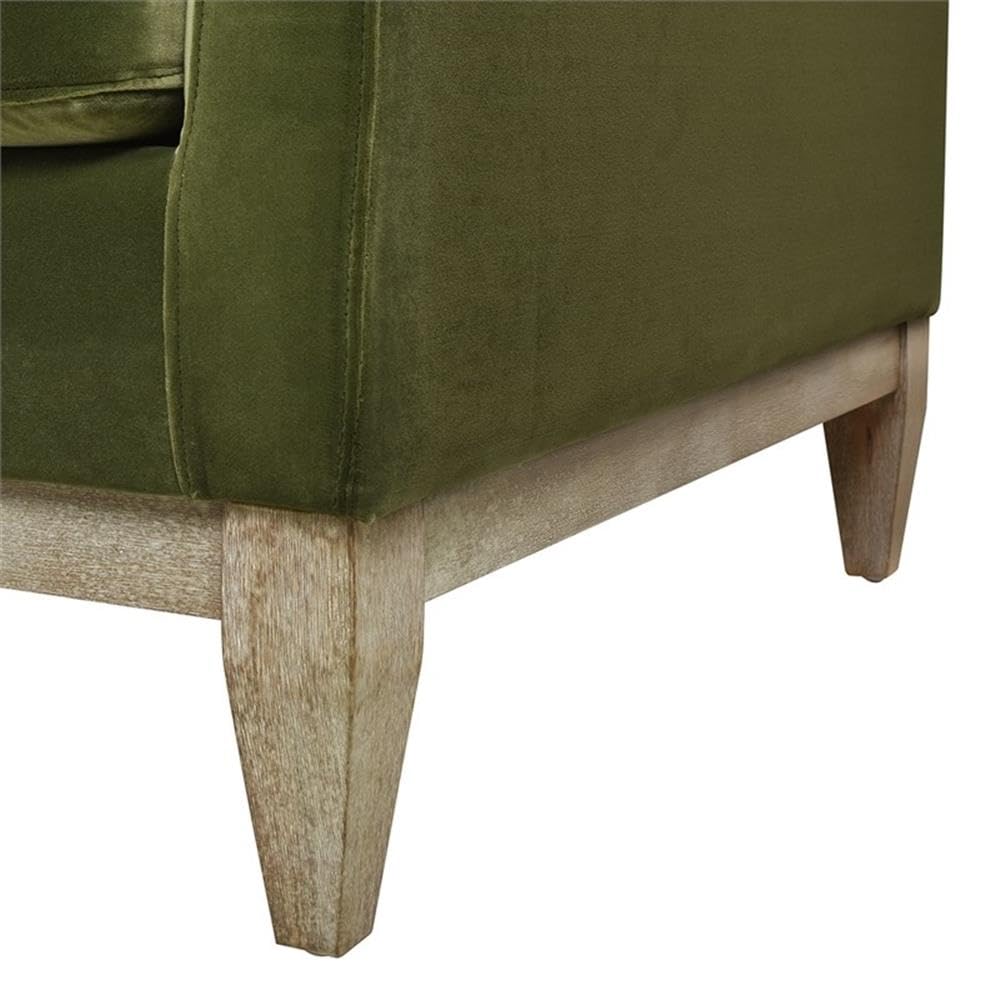 36" Modern Arm Chair, Performance Velvet