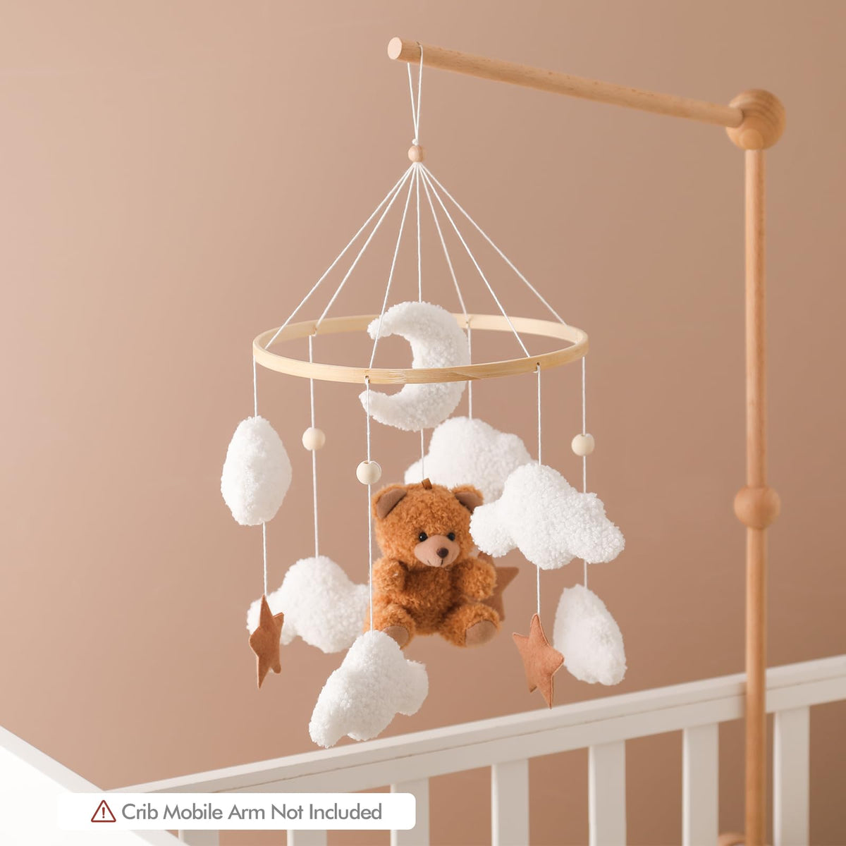 Plush Safari Animal Baby Mobile for Crib