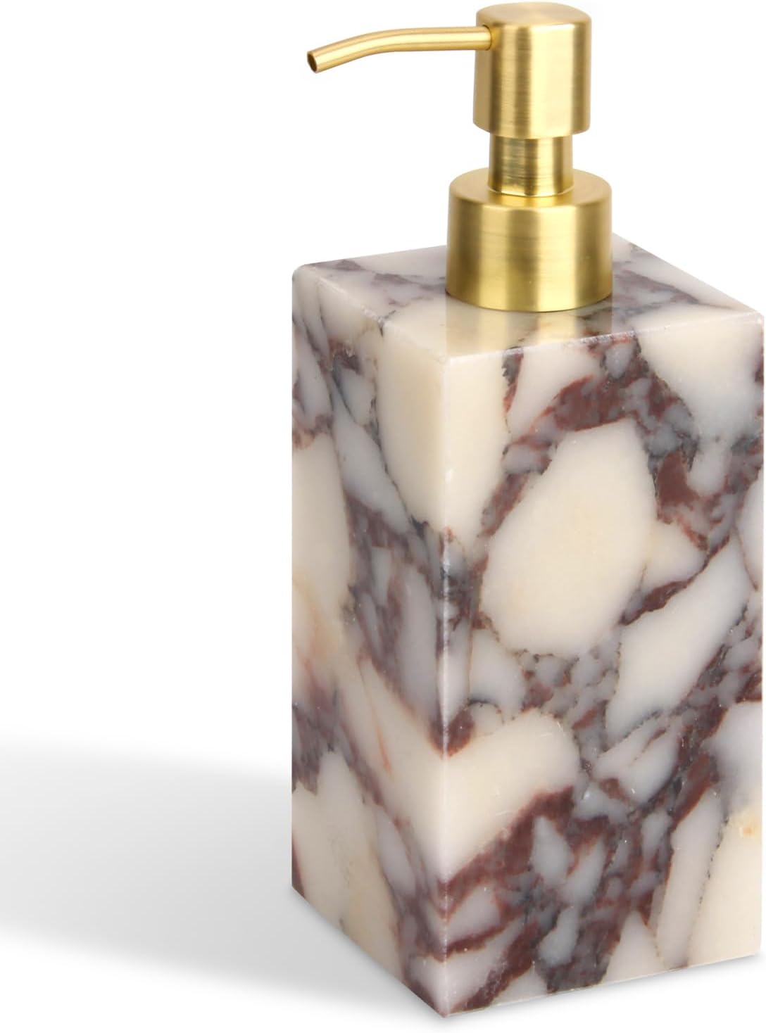 Natural Calacatta Viola Marble Soap Dispenser