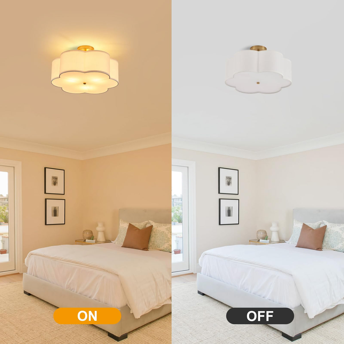 Semi Flush Mount Ceiling Fixture
