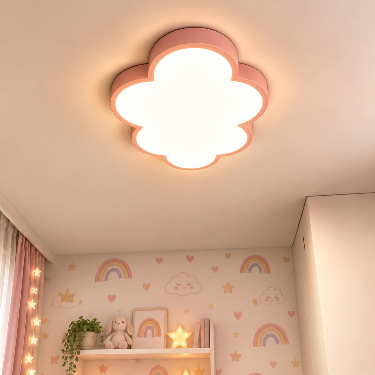 Cloud Shape Led Ceiling Light, with Remote Control