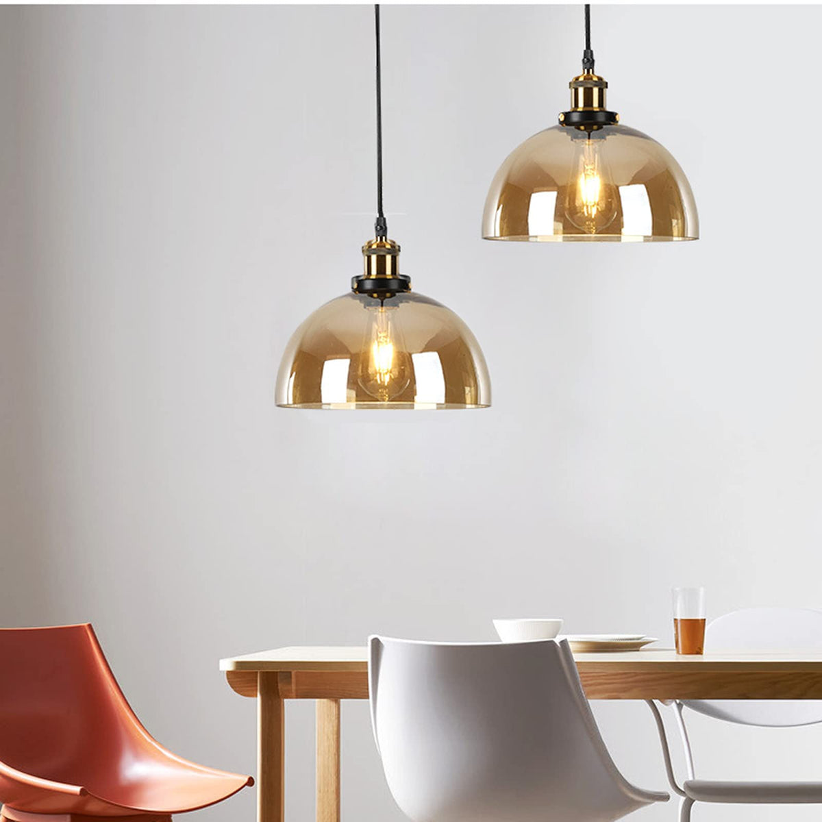 Industrial Vintage Round Pendant Lighting