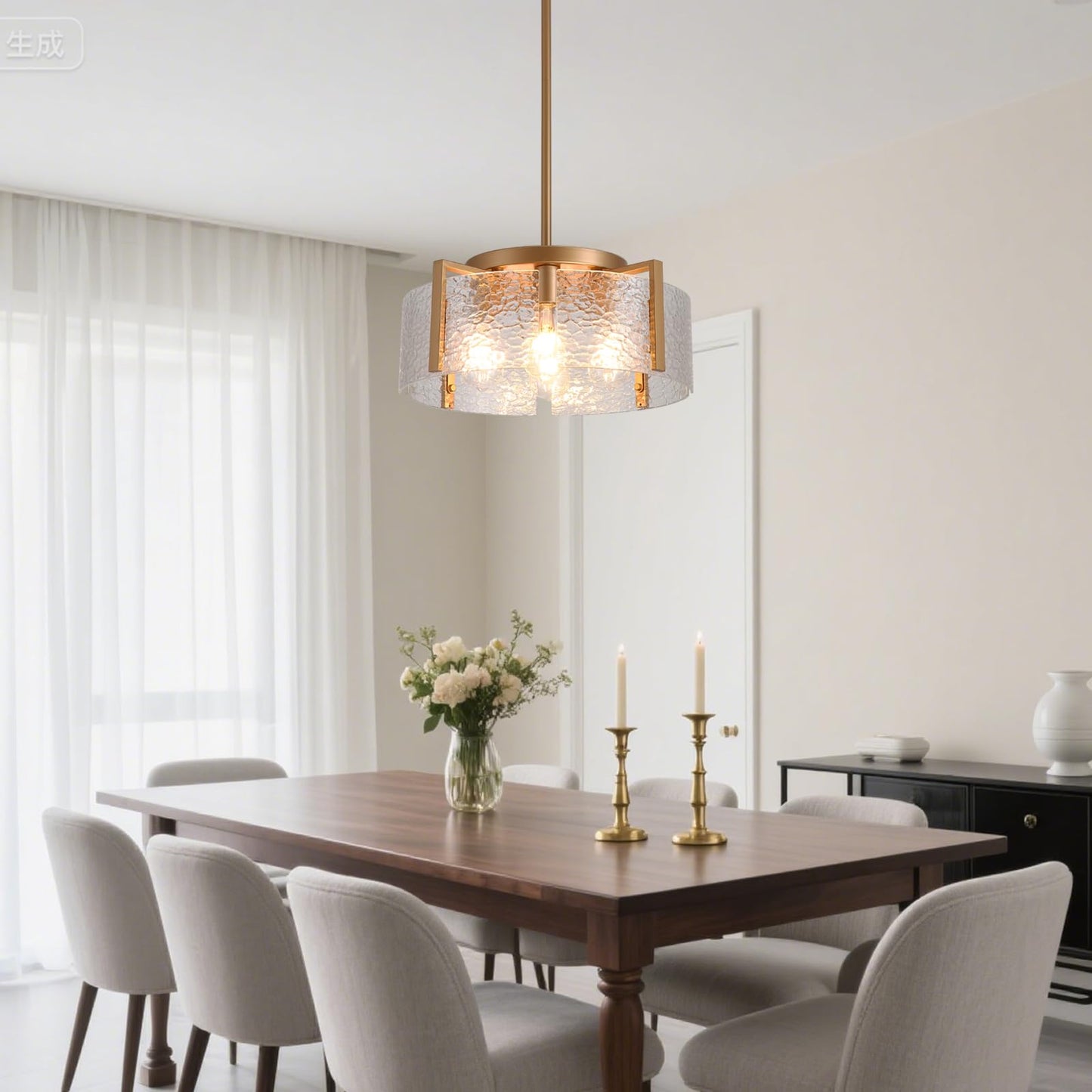 Black Chandelier Light Fixture
