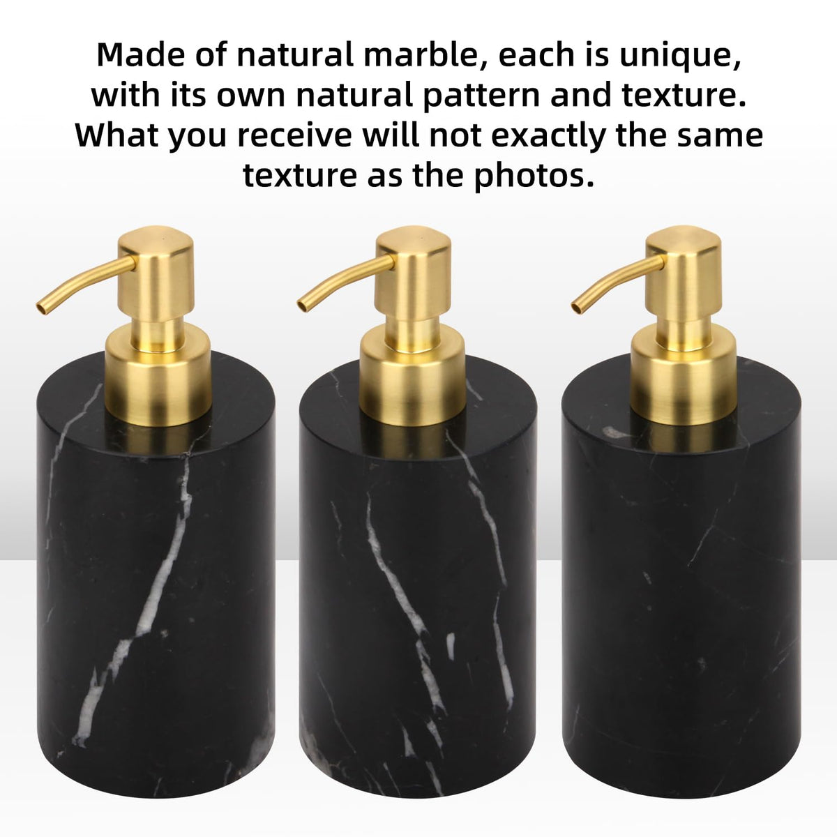 Natural Calacatta Viola Marble Soap Dispenser