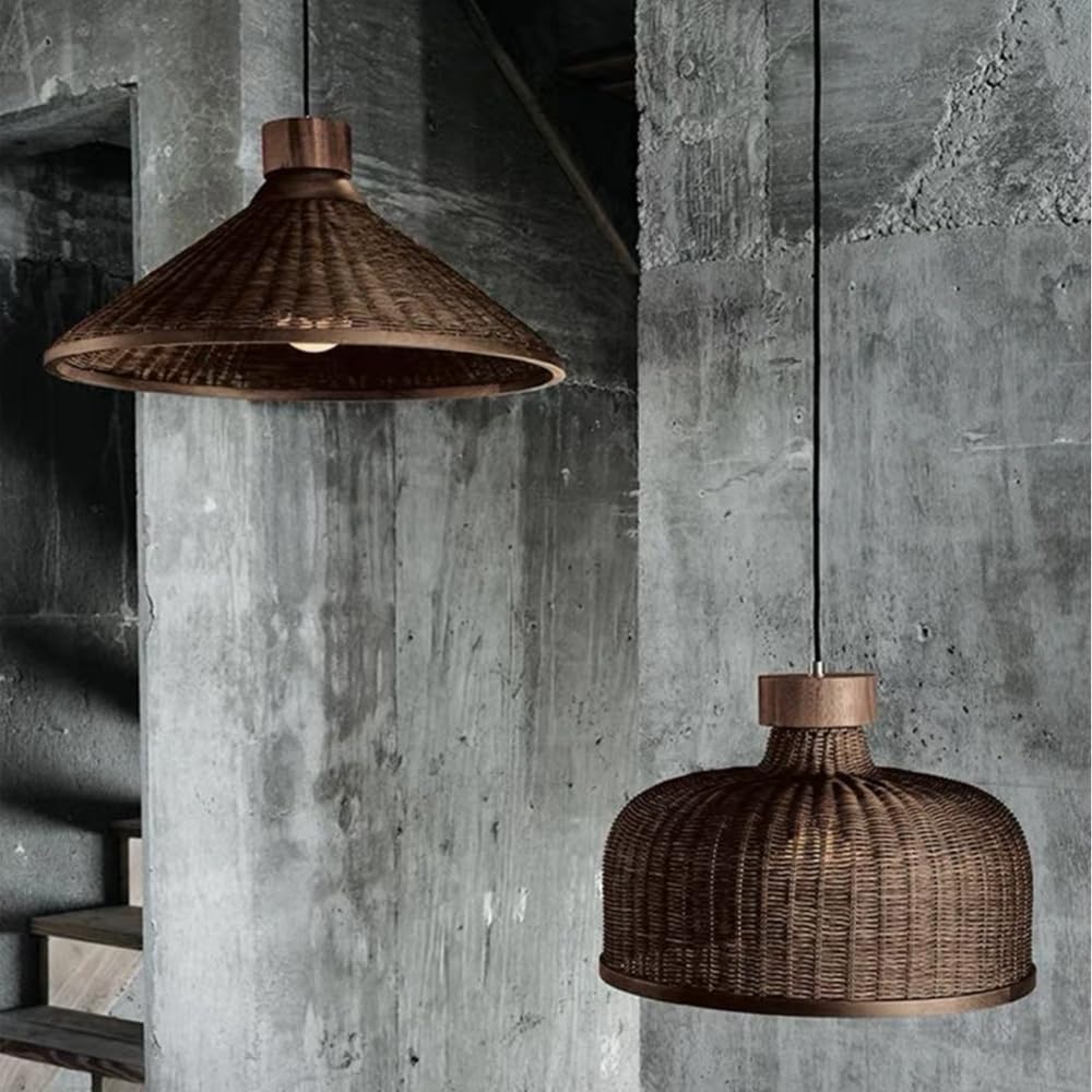 Hand Woven Rattan Pendant Lighting