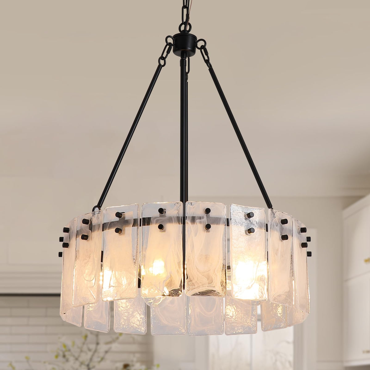 Black Chandelier Light Fixture