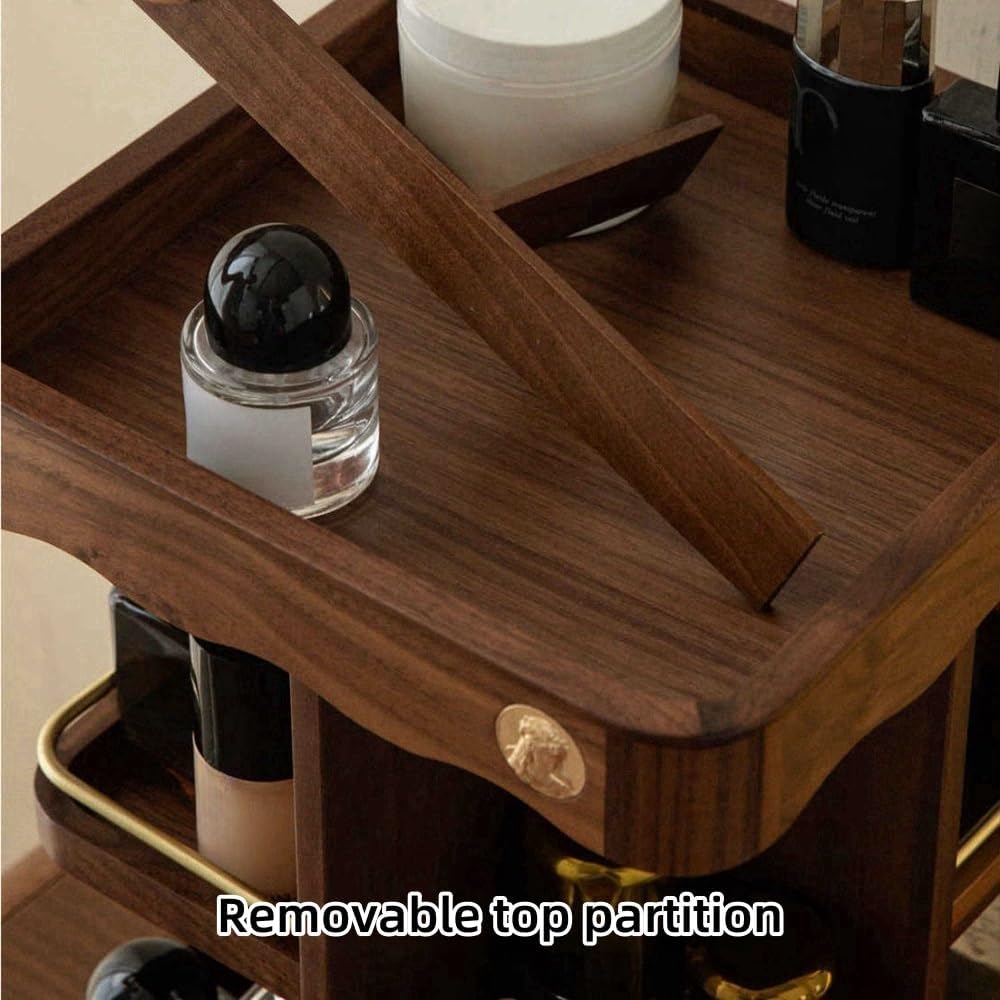 Rotating 360° Spinning Adjustable Bamboo Organizer
