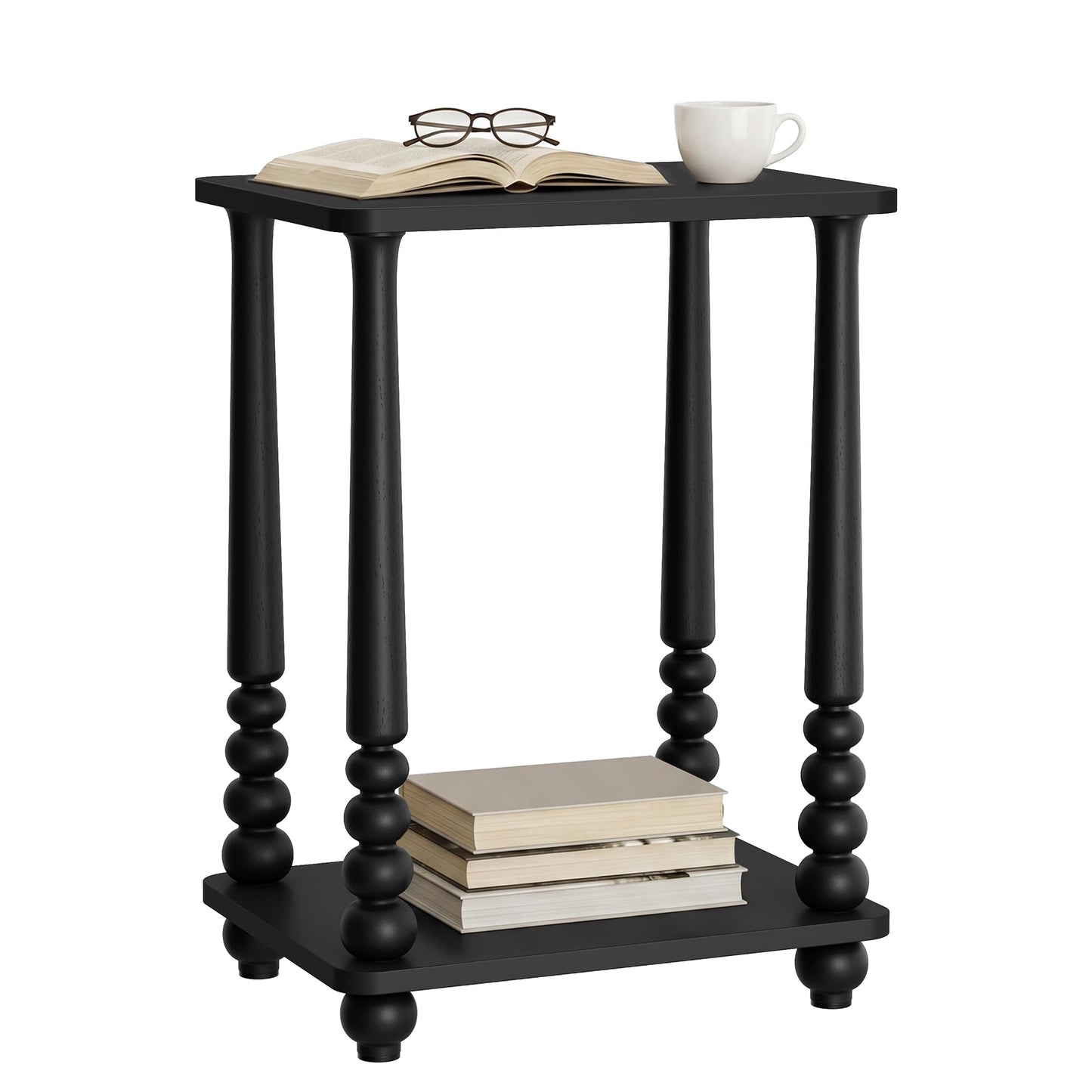 Solid Wood Accent Nightstand