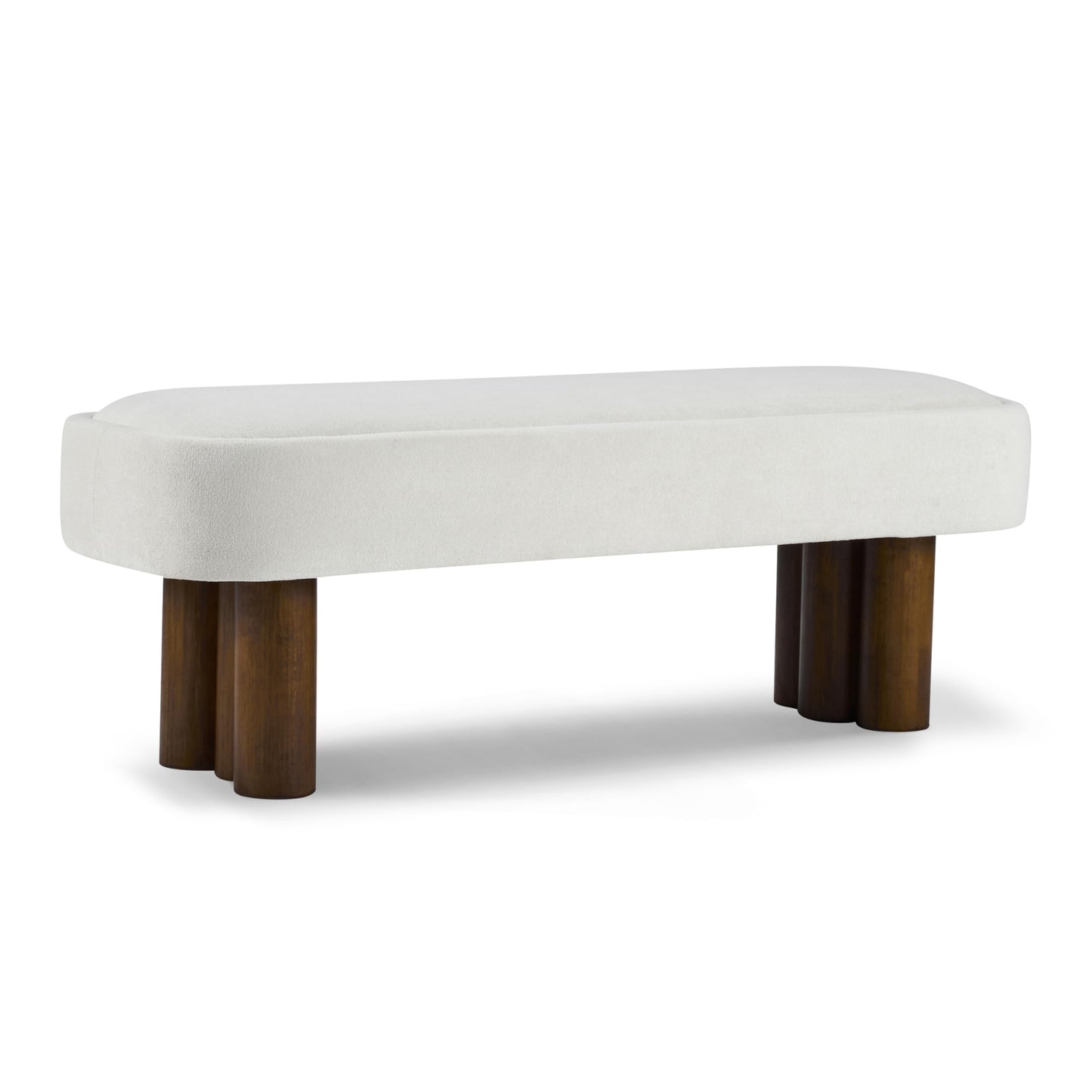 51.5" Bench with Walnut-Finished Legs