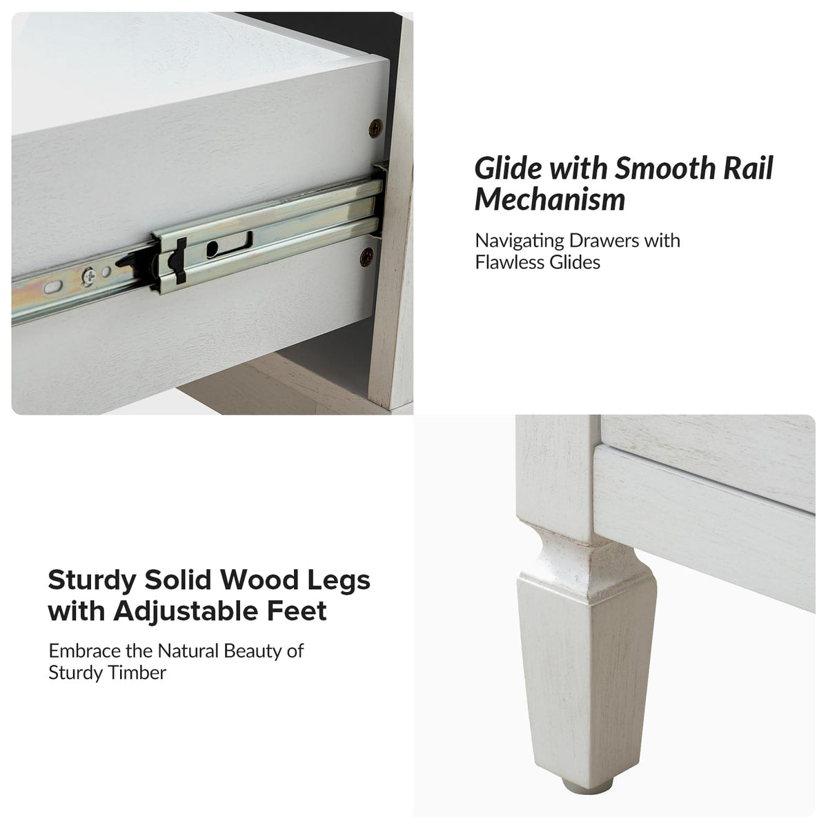 Large Timeless End Tables Set of 2