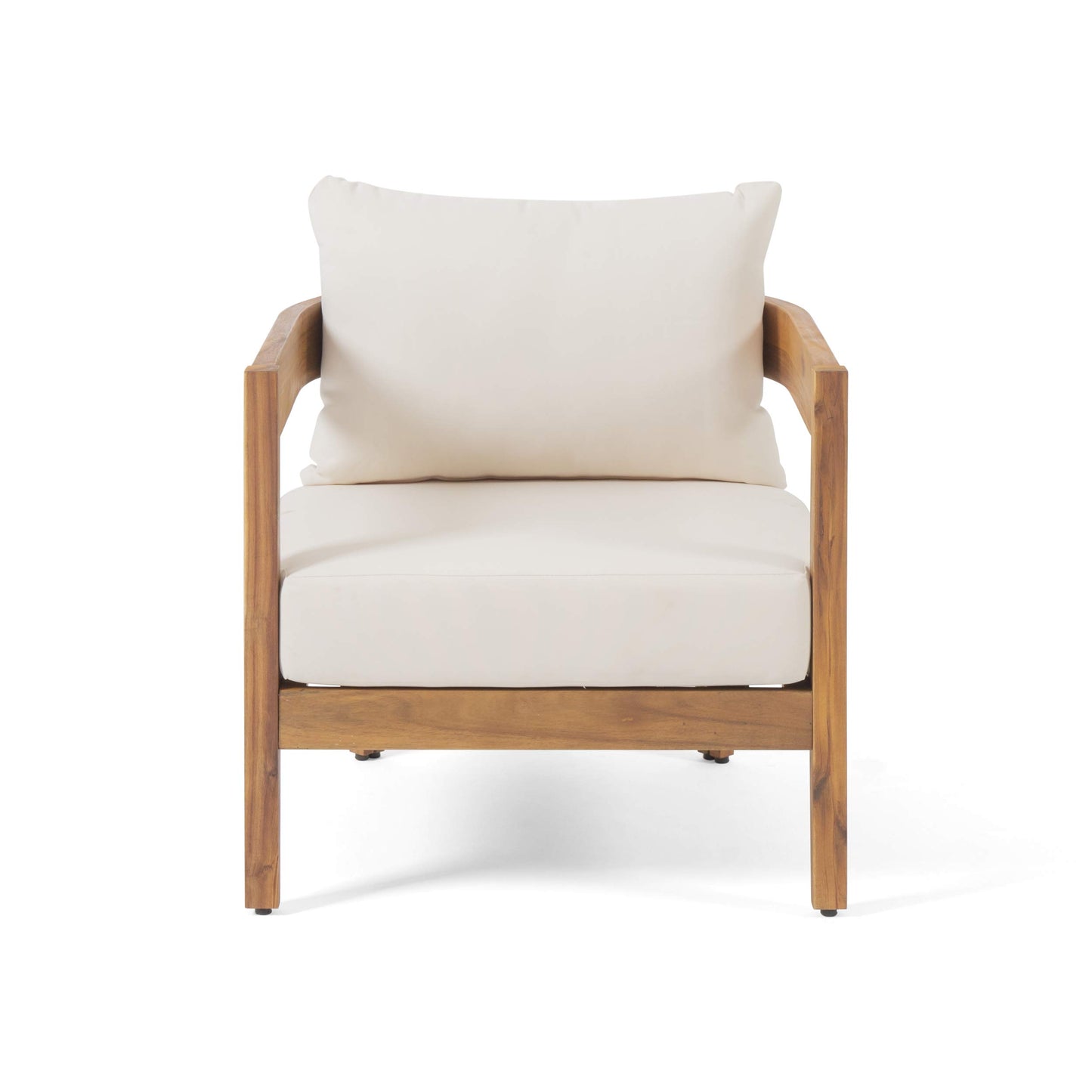 Outdoor Club Chairs with Cushions (Set of 2)