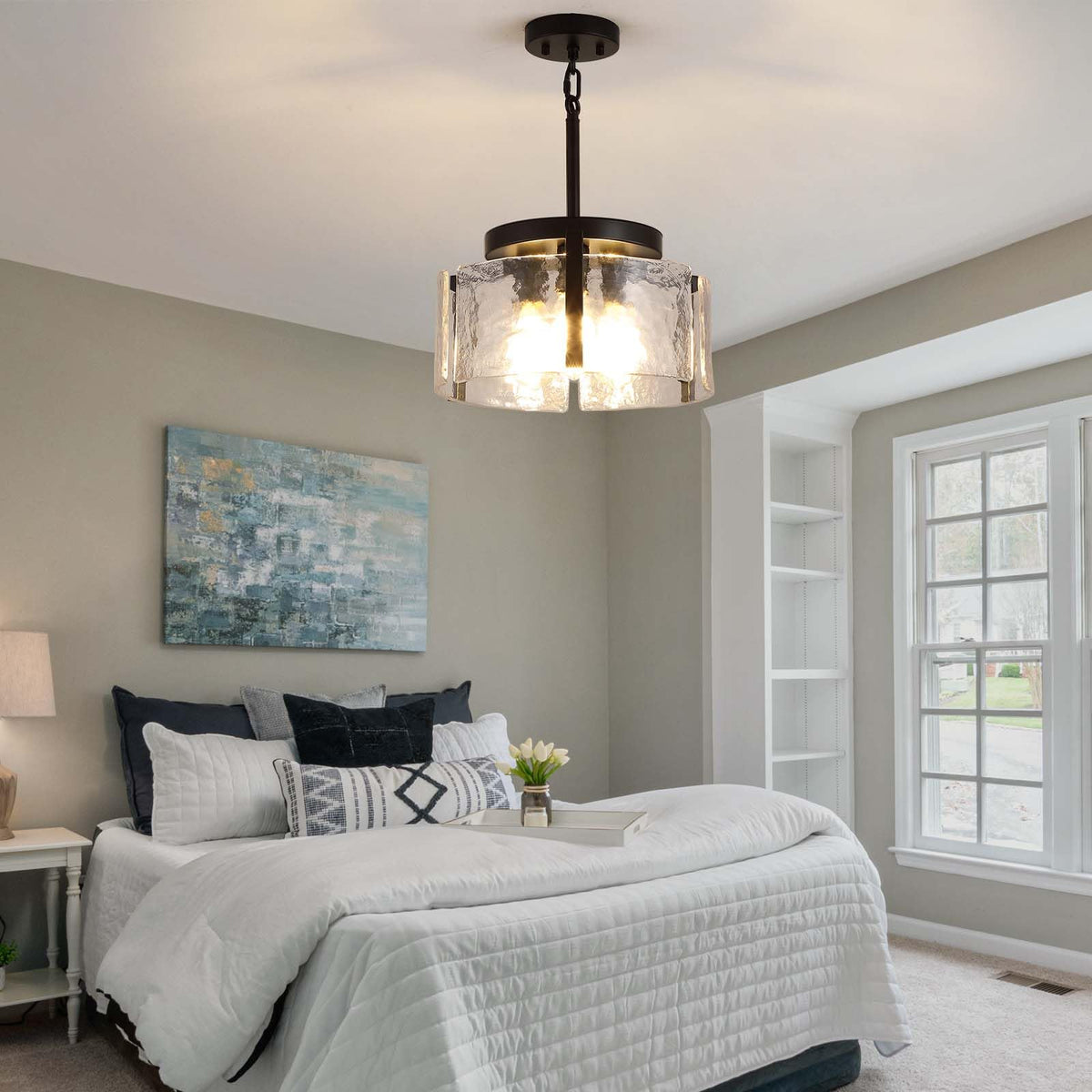 Black Chandelier Light Fixture