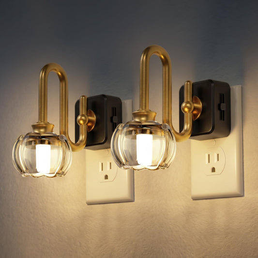 Glass Night Lights Plug