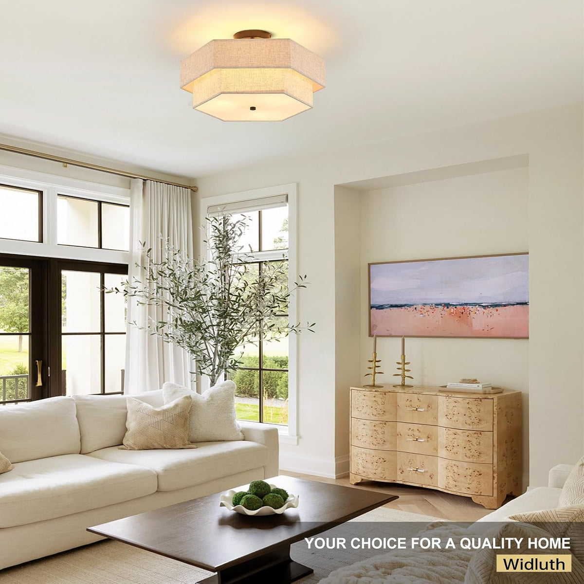 Semi Flush Mount Ceiling Fixture