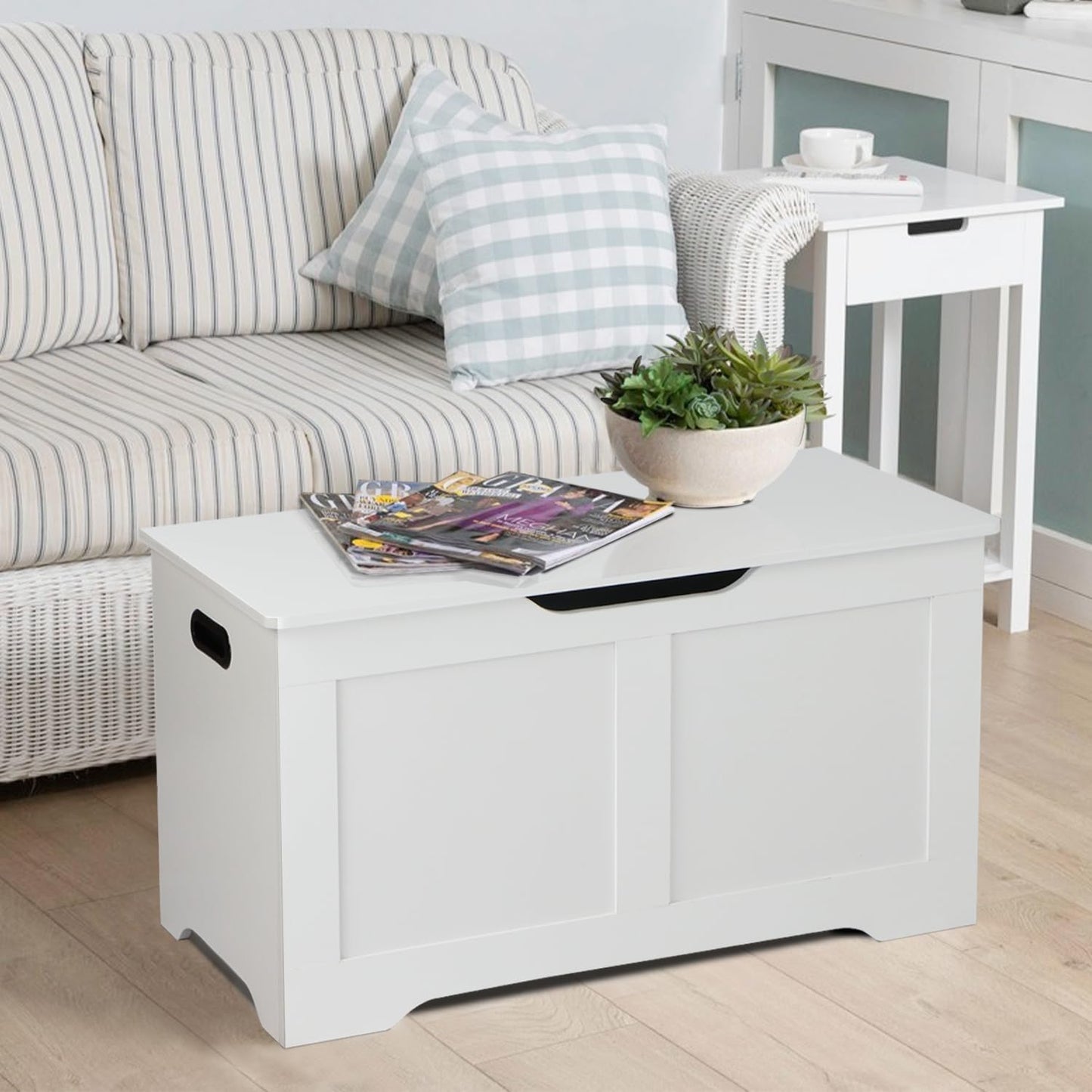 Timberer 47.2" Wooden Extra Large Storage Trunk