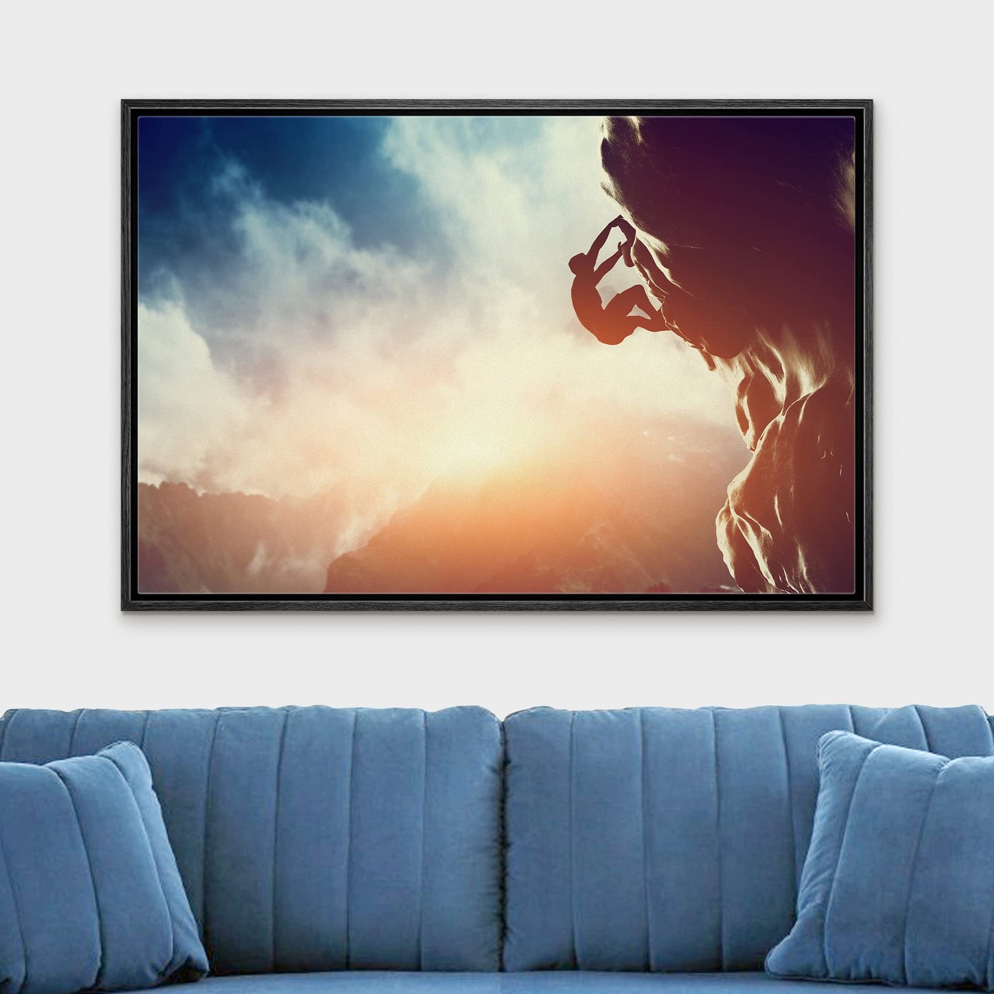 26 Fall Framed Canvas Wall Print