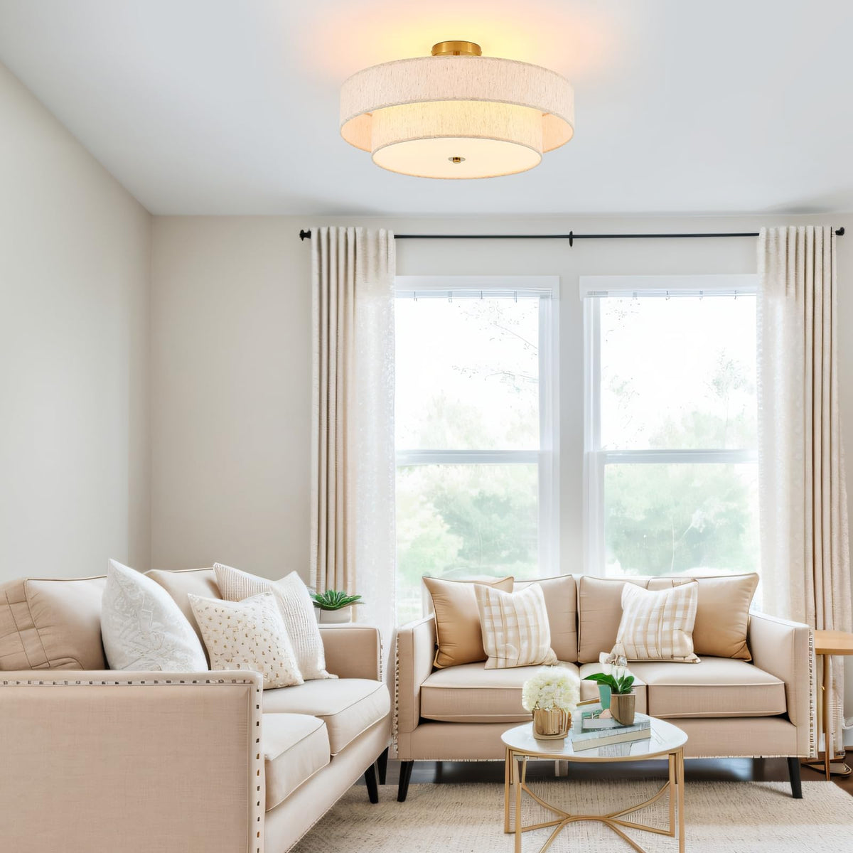 Semi Flush Mount Ceiling Fixture