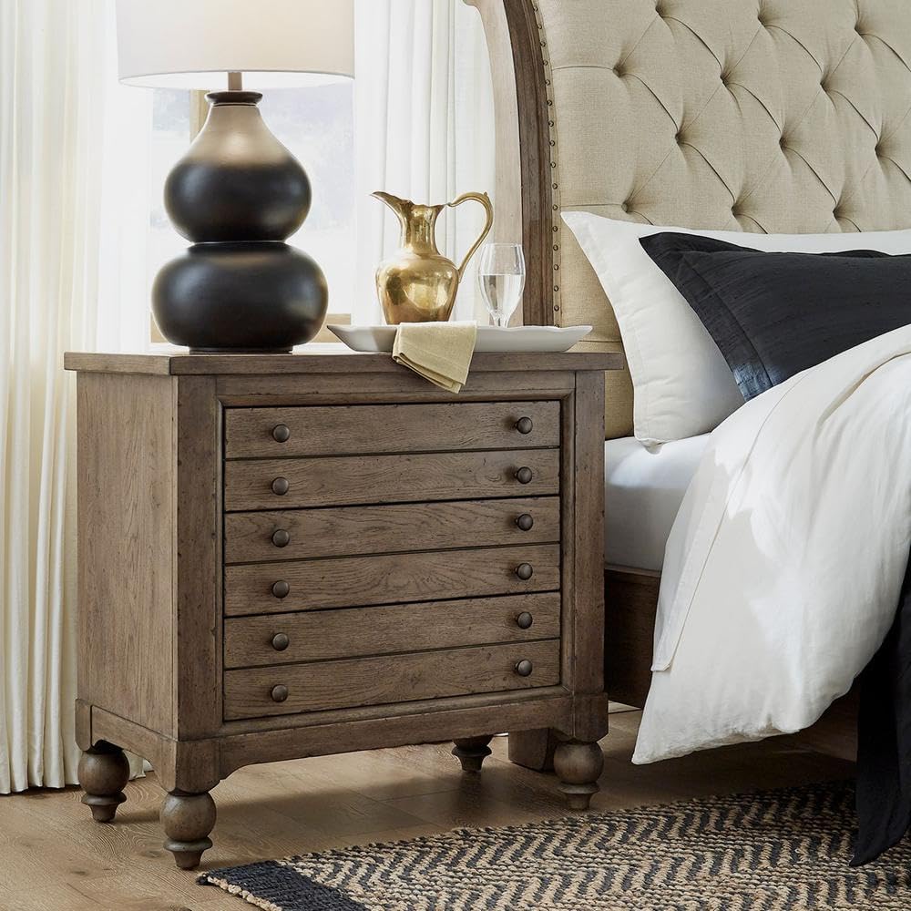 Bedside Chest with USB Charging Station