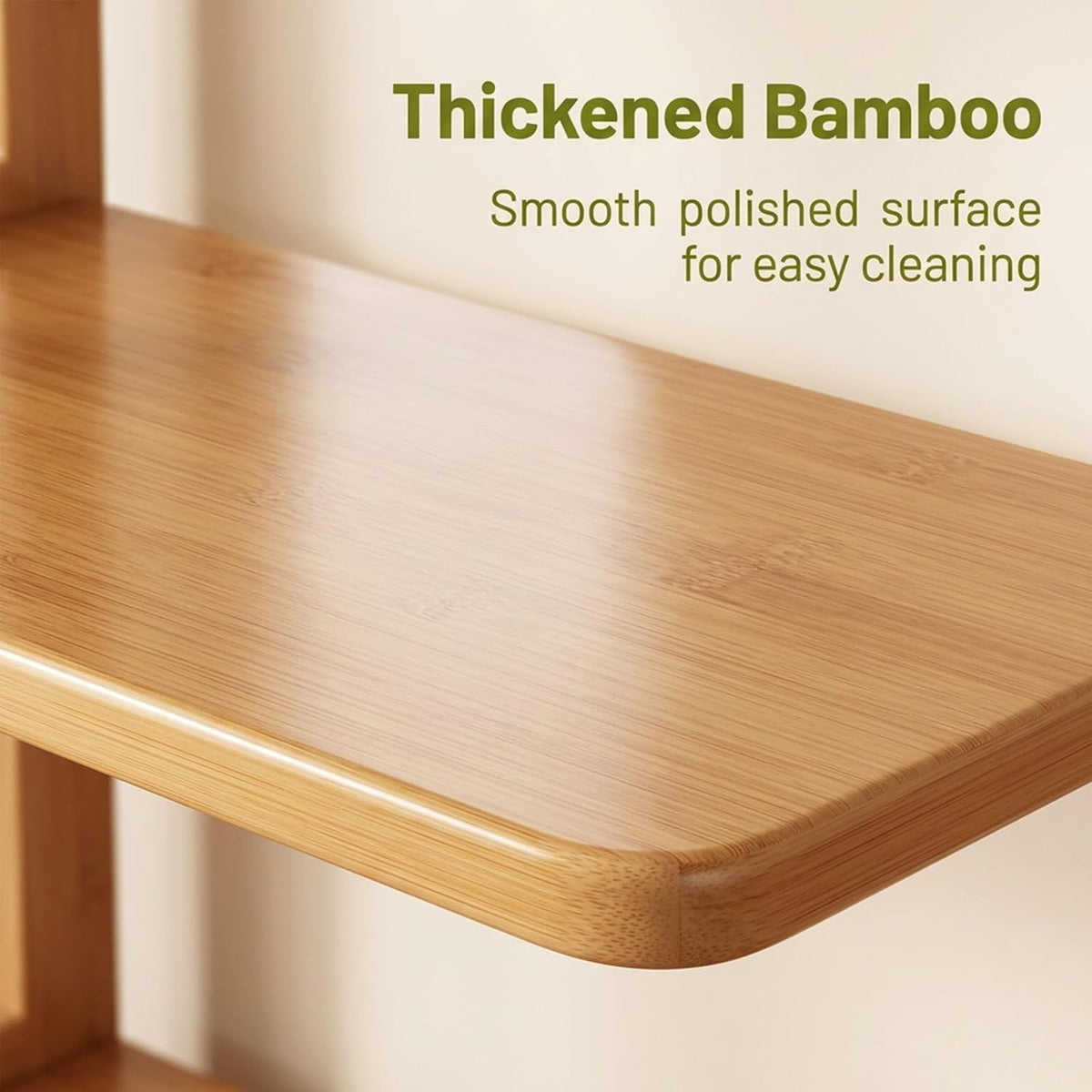 Countertop Bamboo Display Shelf