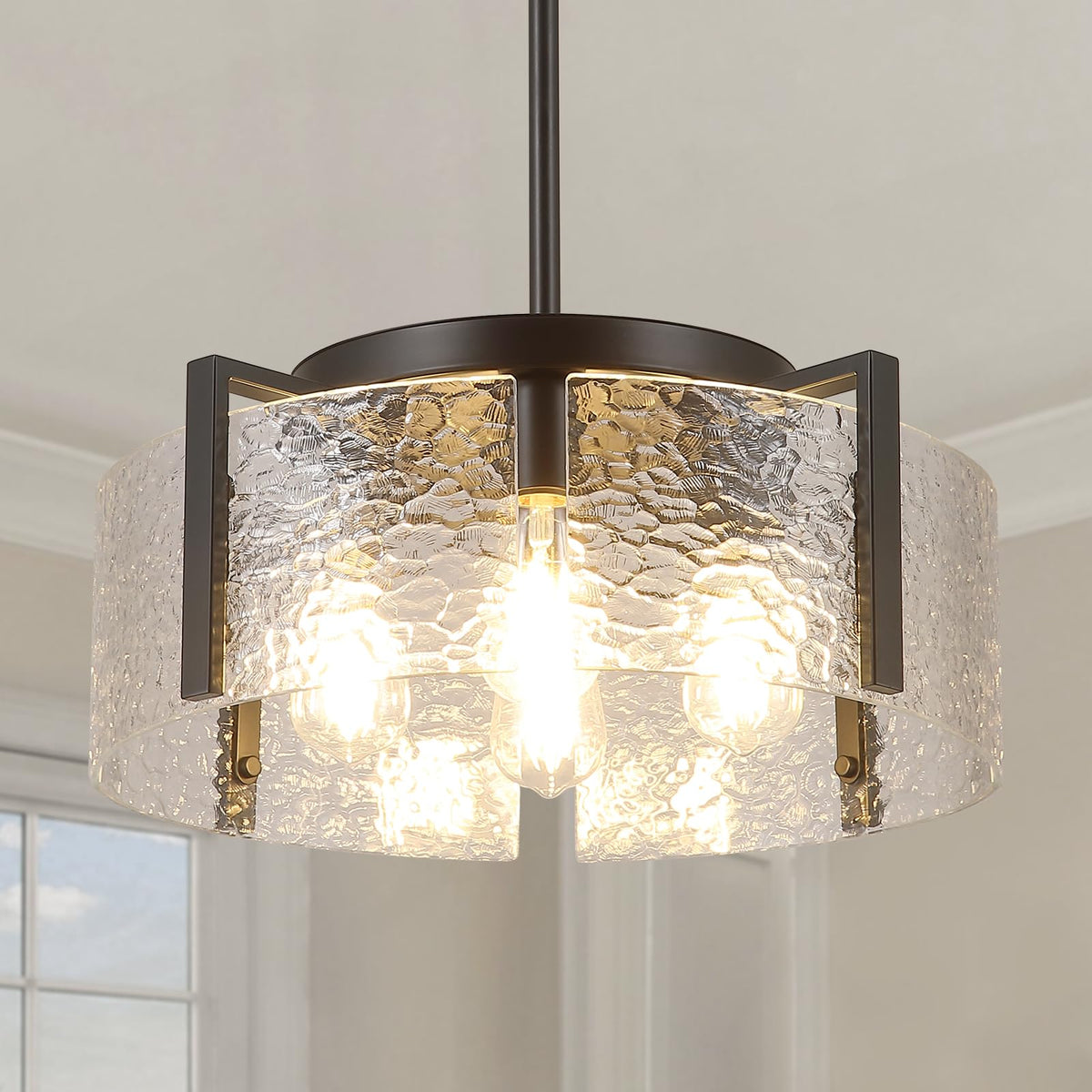 Black Chandelier Light Fixture