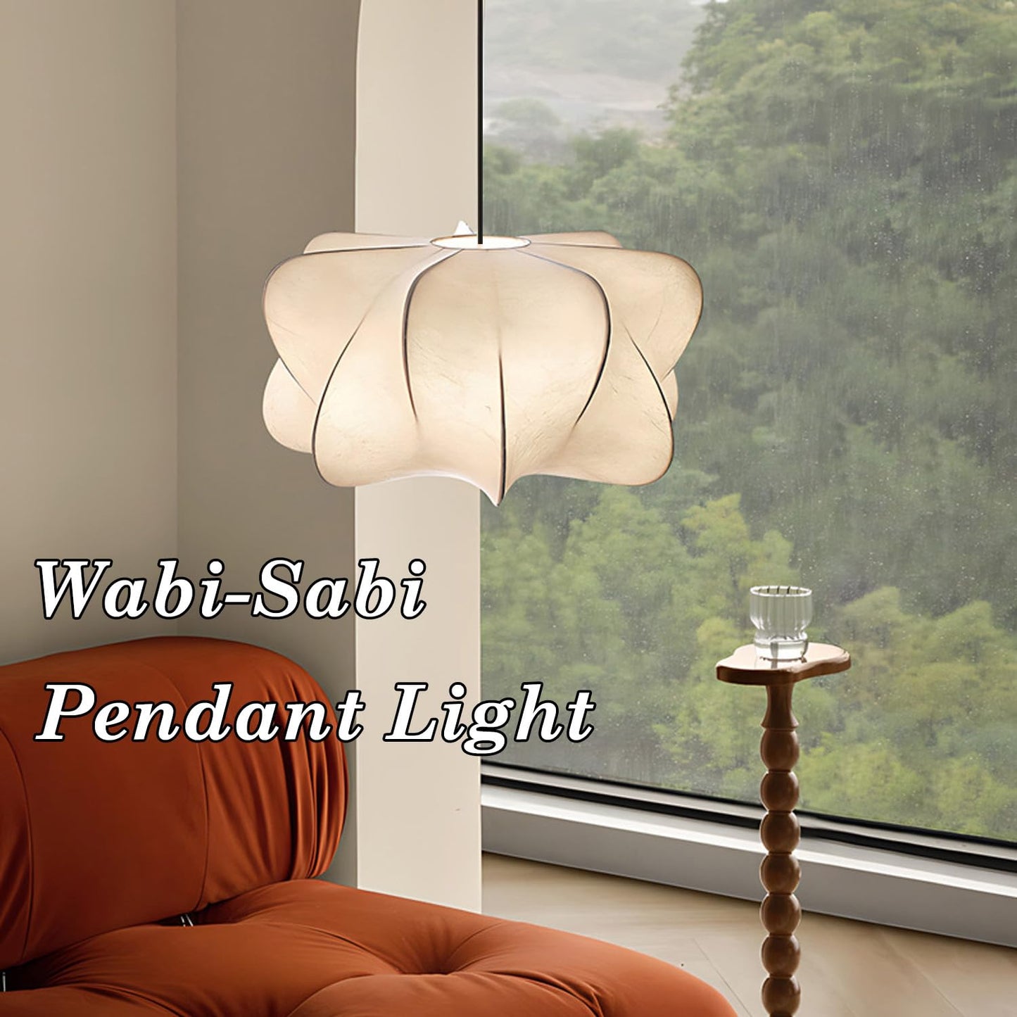 White Fabric Pendant