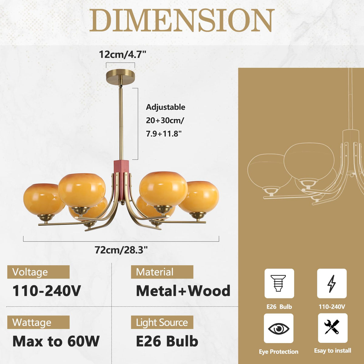 Vintage Pendant Lighting Chandelier