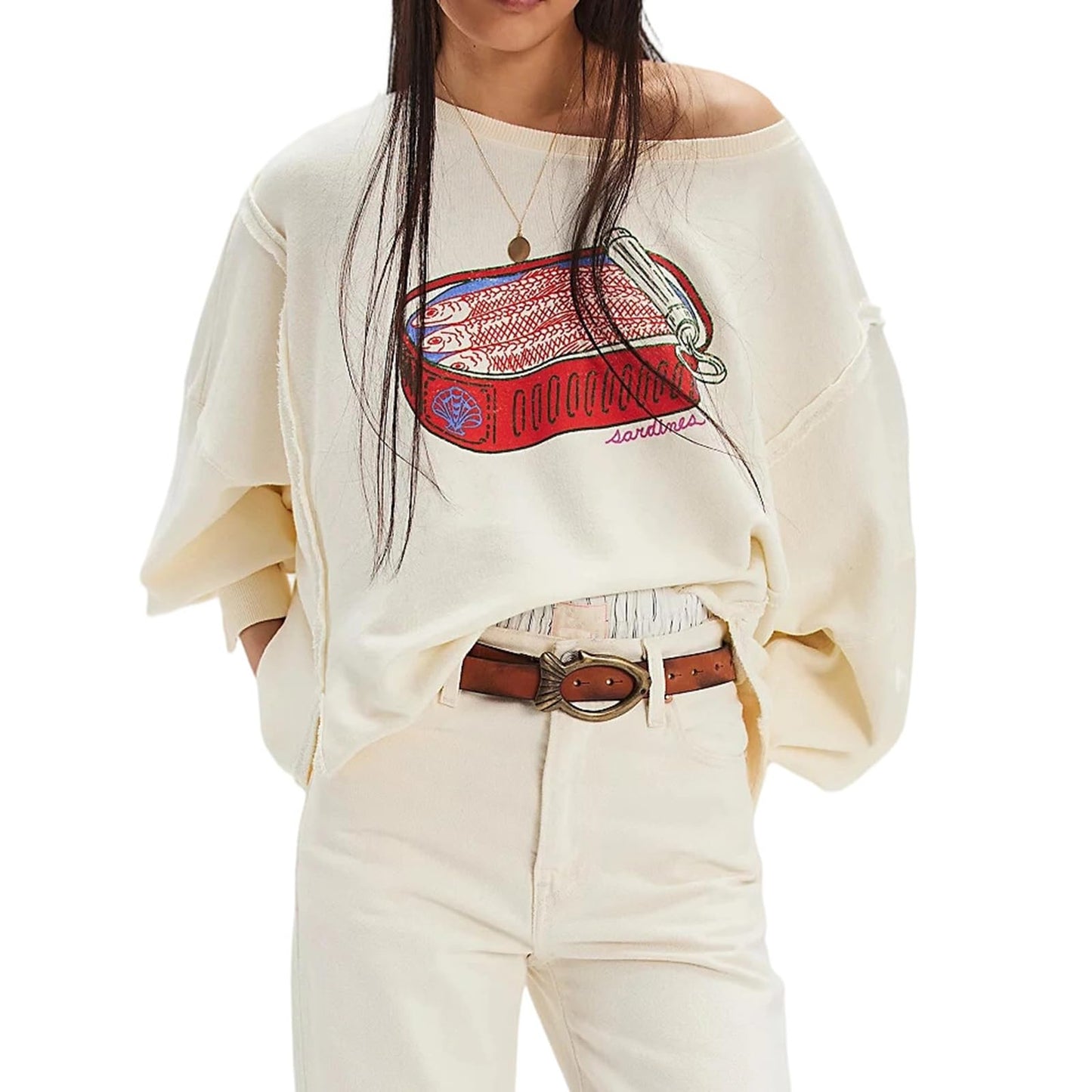 Womens Vintage Oversized Graphic Cute Crewneck Sweatshirt Y2k Loose Fit Aesthetic Retro Pullover Going Out Tops