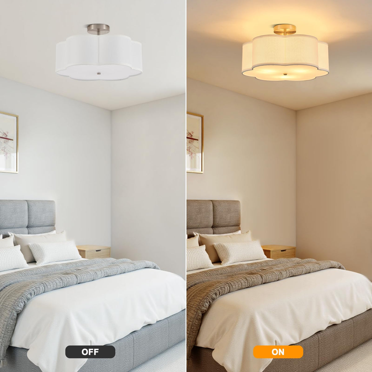 Semi Flush Mount Ceiling Fixture
