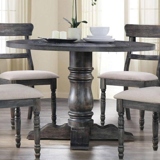 47" Round Pedestal Dining Table