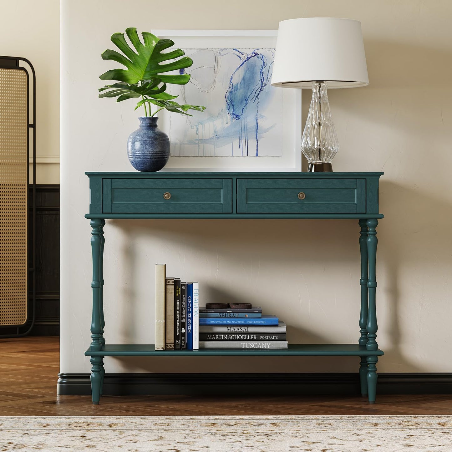 Console Table with 2 Drawers