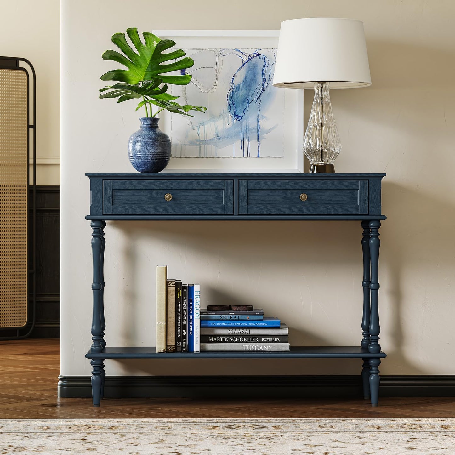 Console Table with 2 Drawers