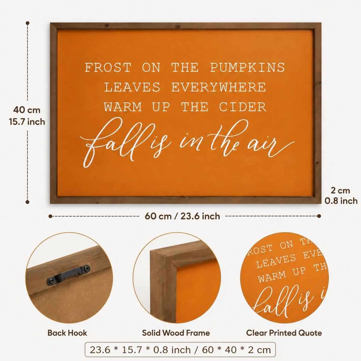 Halloween Wall Art Framed With 3d Bats