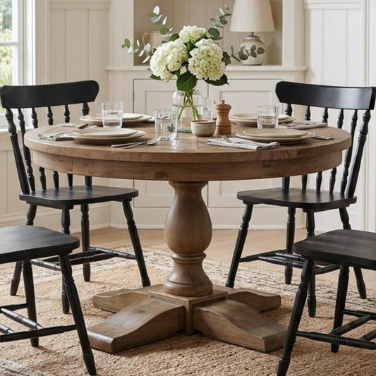 60" Round Dining Kitchen Table
