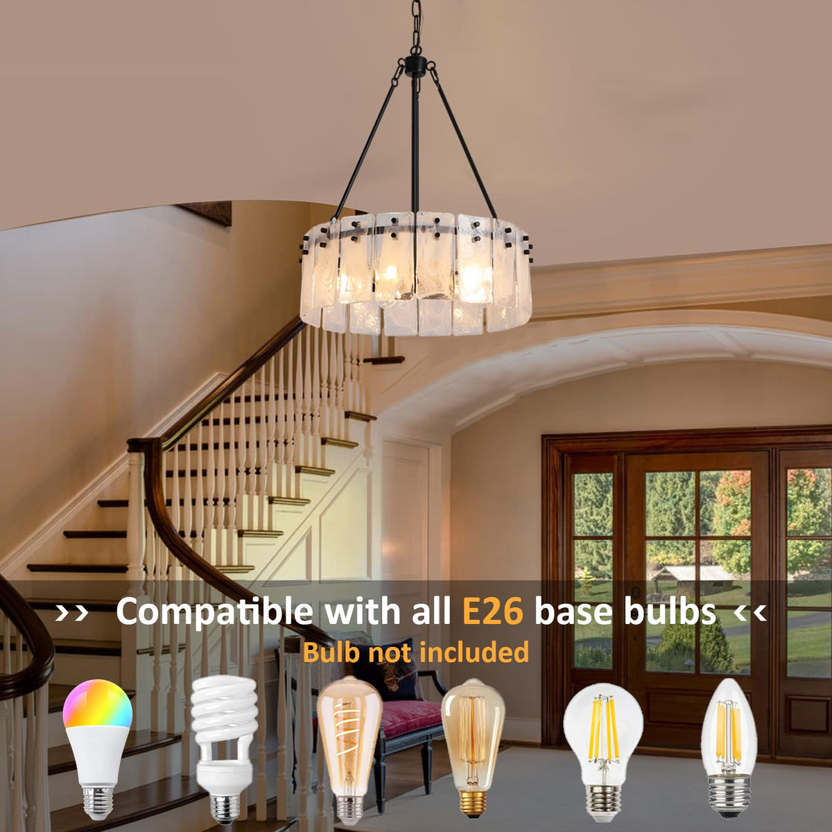 Black Chandelier Light Fixture
