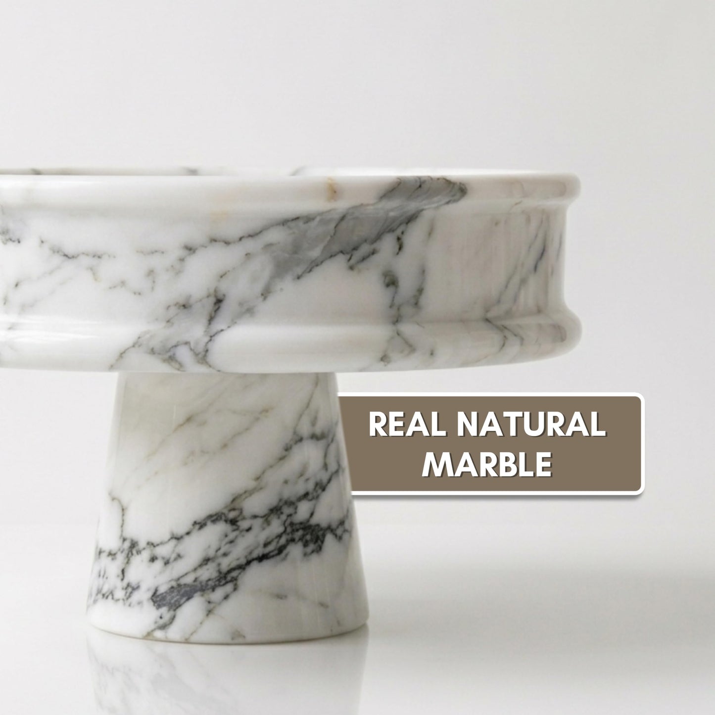 Marble Pedestal Bowl