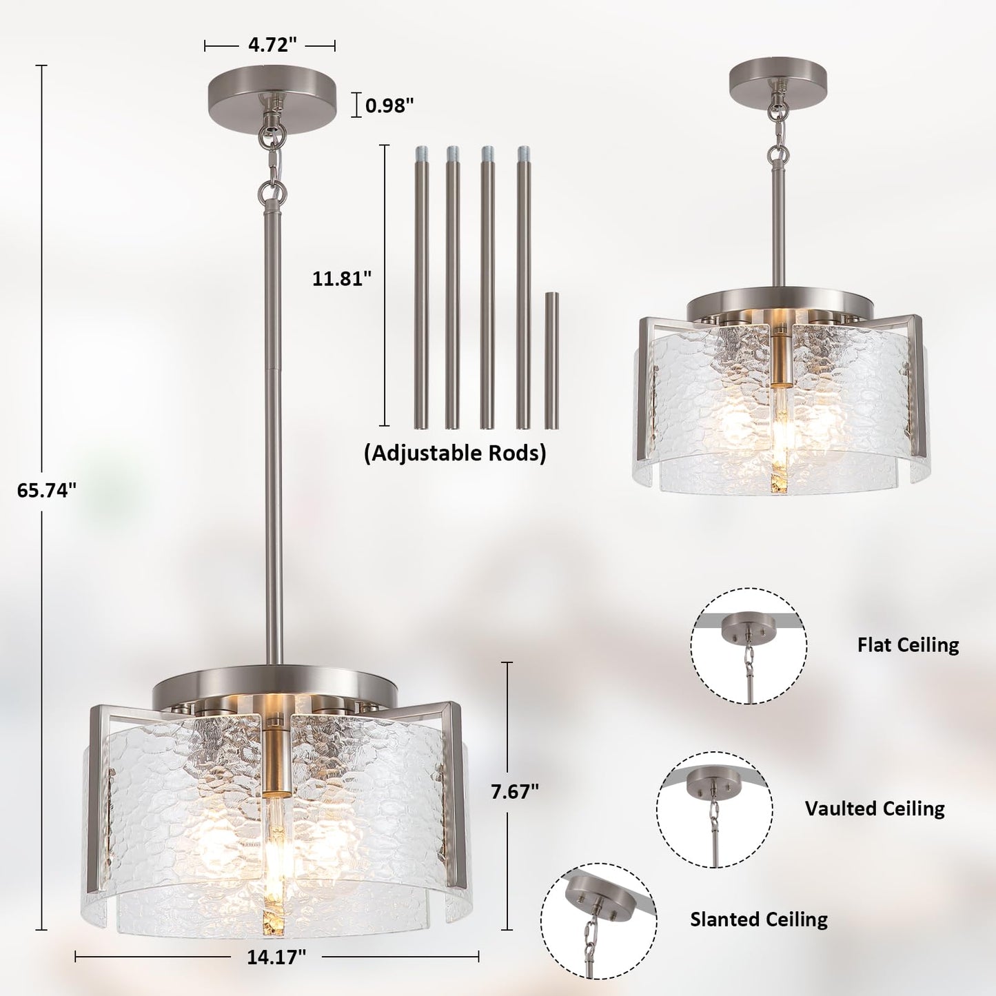 Black Chandelier Light Fixture