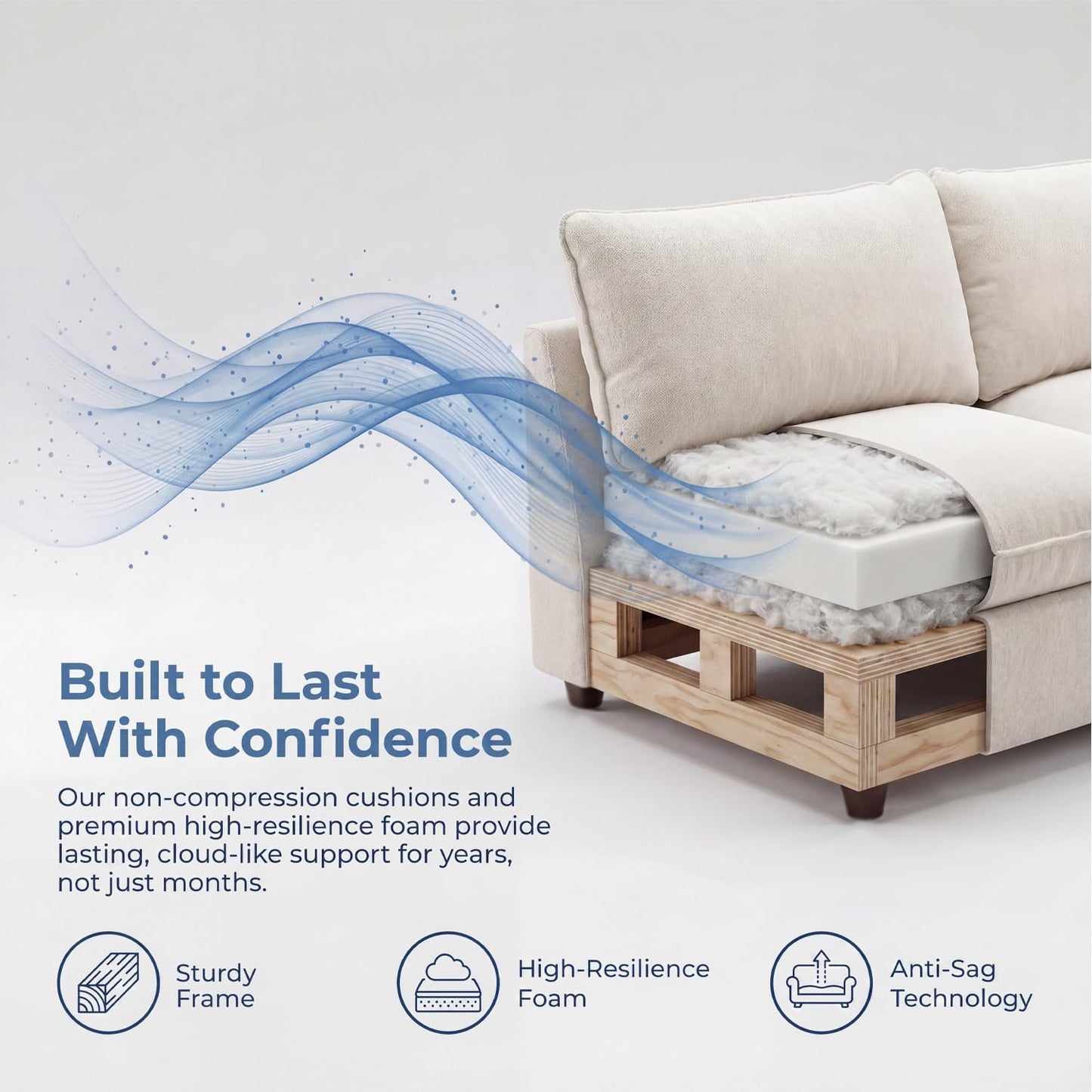 Modular Oversize Sectional Sofa