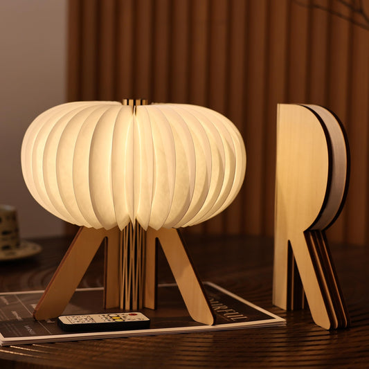 Pumpkin Table Lamp with Touch & Remote Control