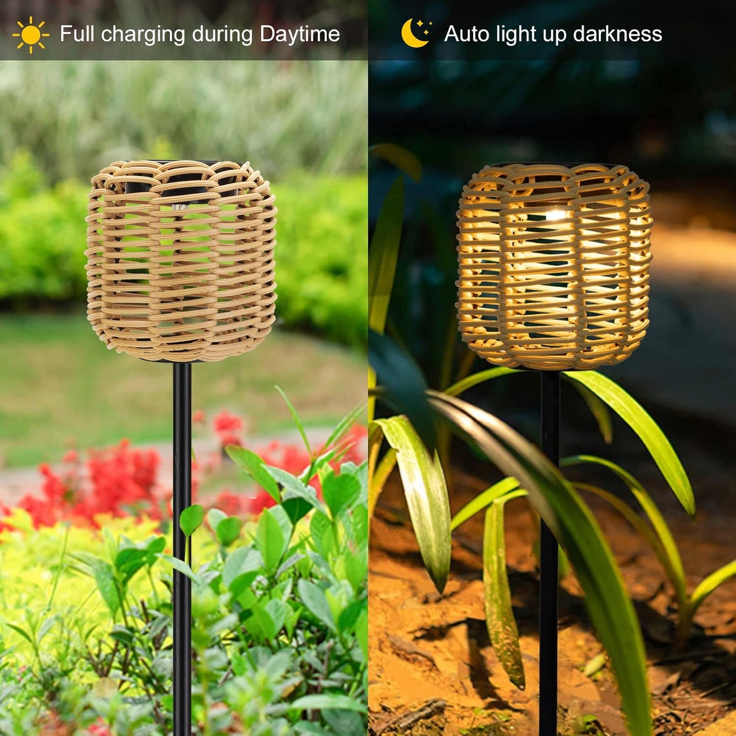 Outdoor Solar Bamboo Lights