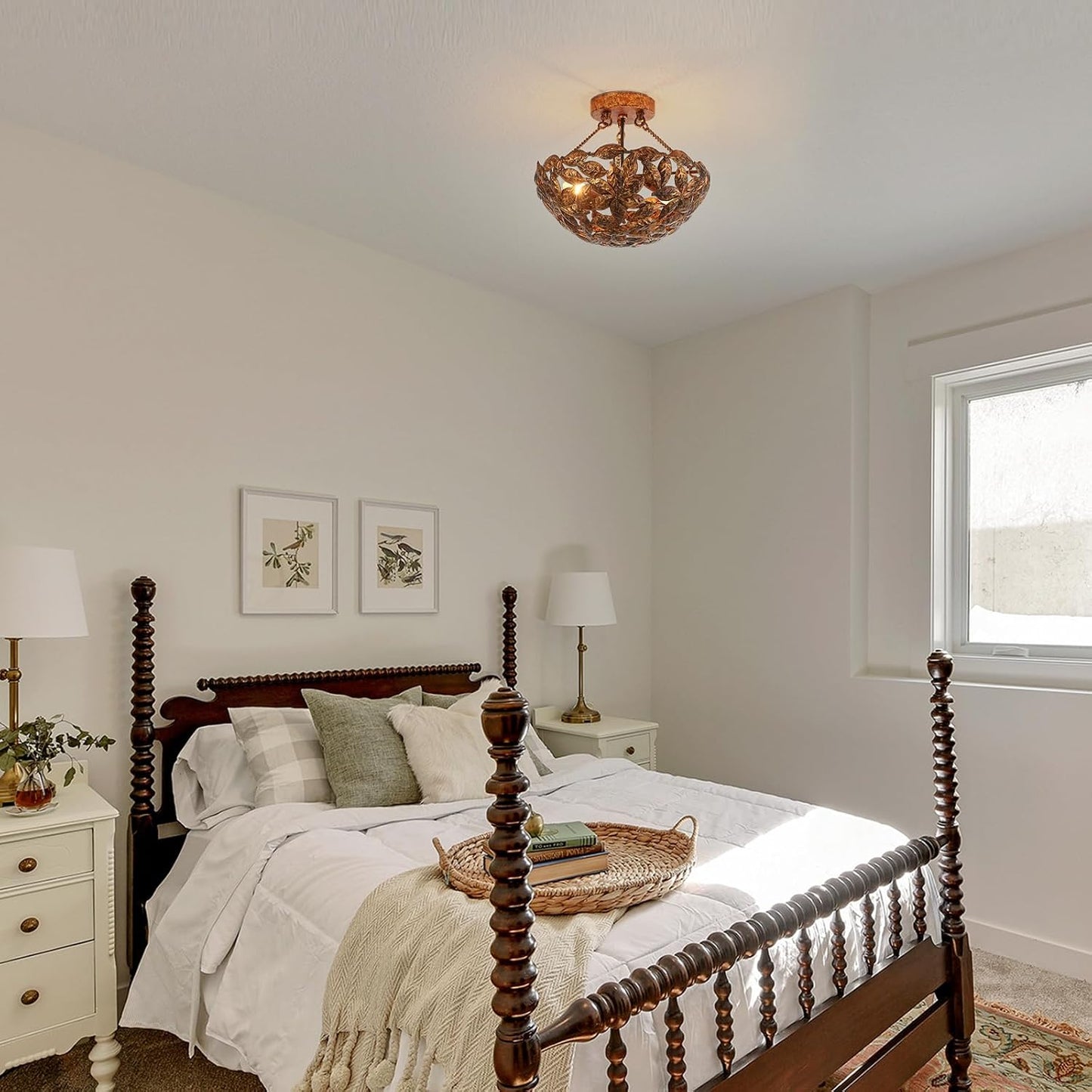 Vintage Flush Mount Ceiling Light