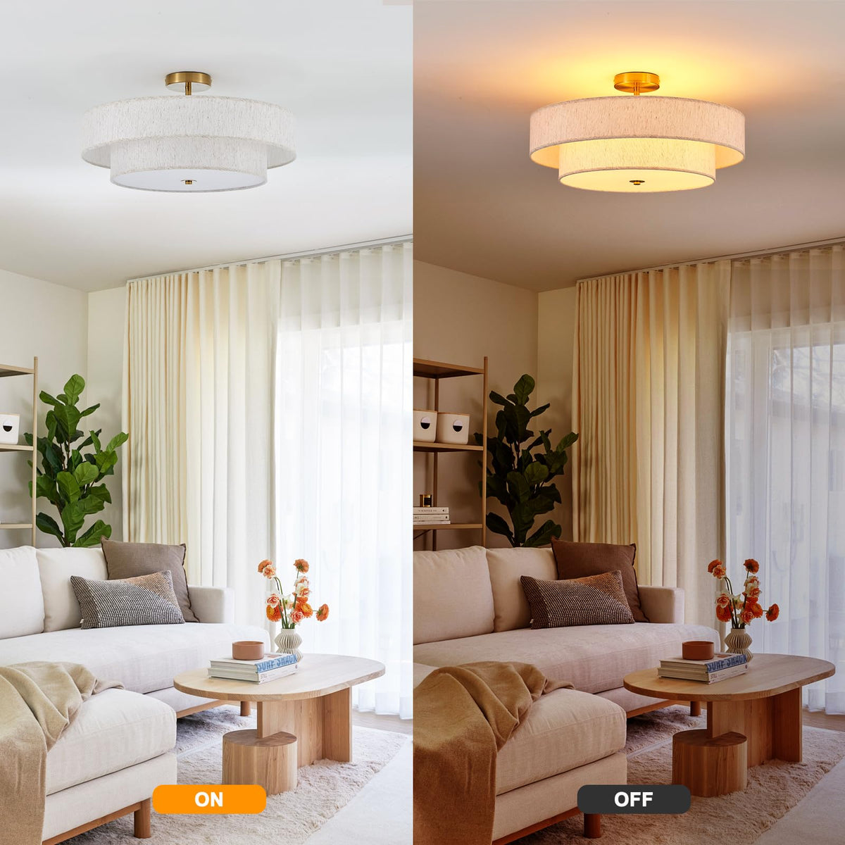 Semi Flush Mount Ceiling Fixture
