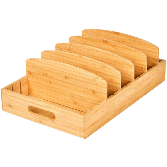 Kitchen Cabinet Organizer for Food Storage Container Lids