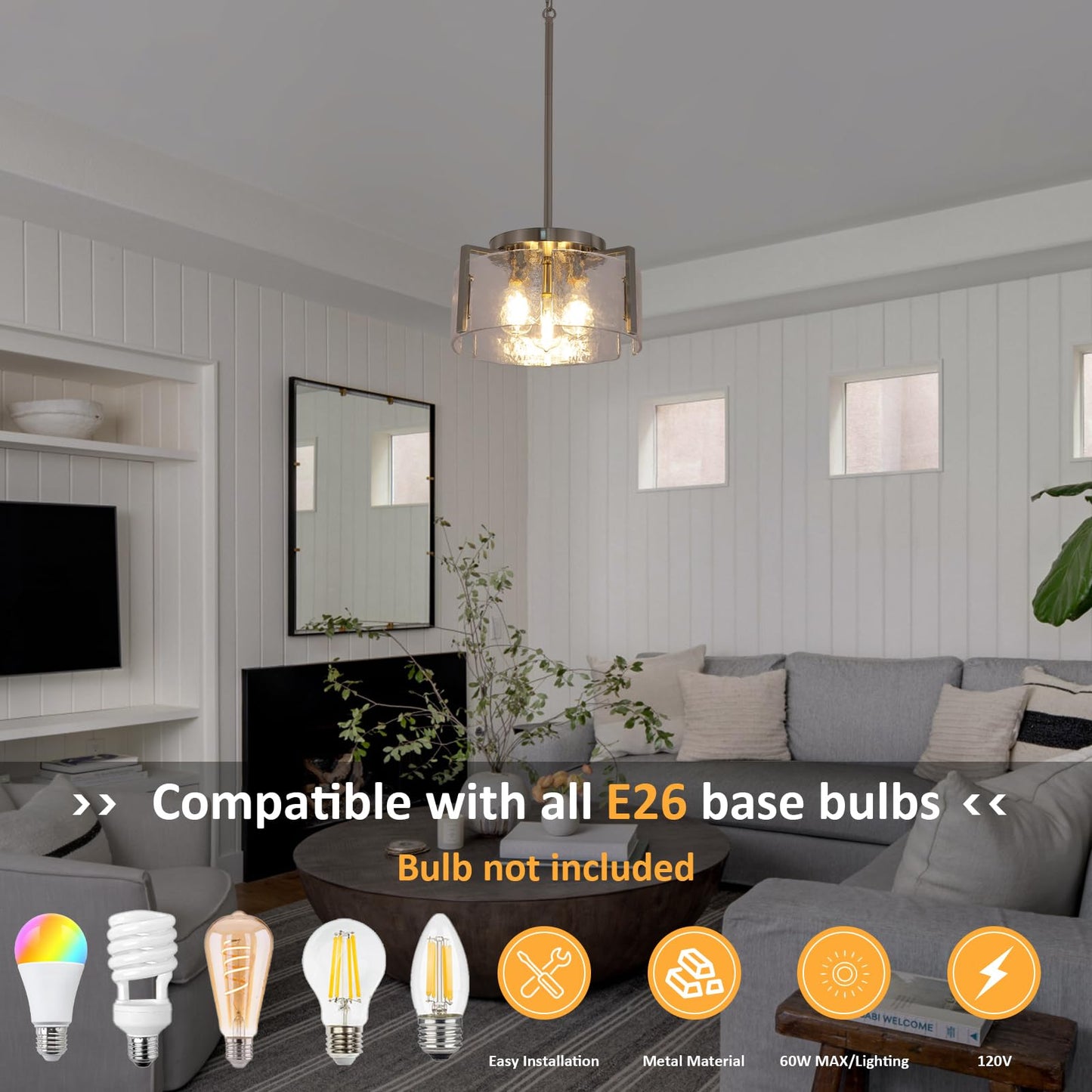Black Chandelier Light Fixture