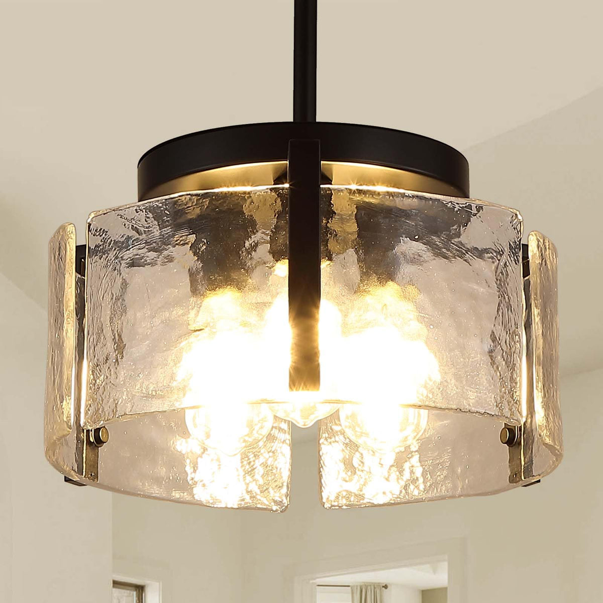 Black Chandelier Light Fixture