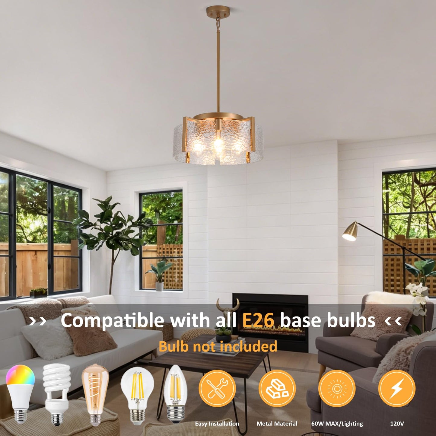 Black Chandelier Light Fixture