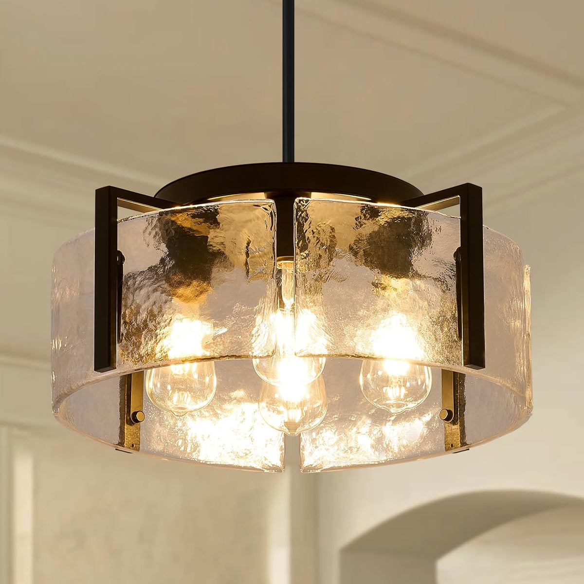 Black Chandelier Light Fixture