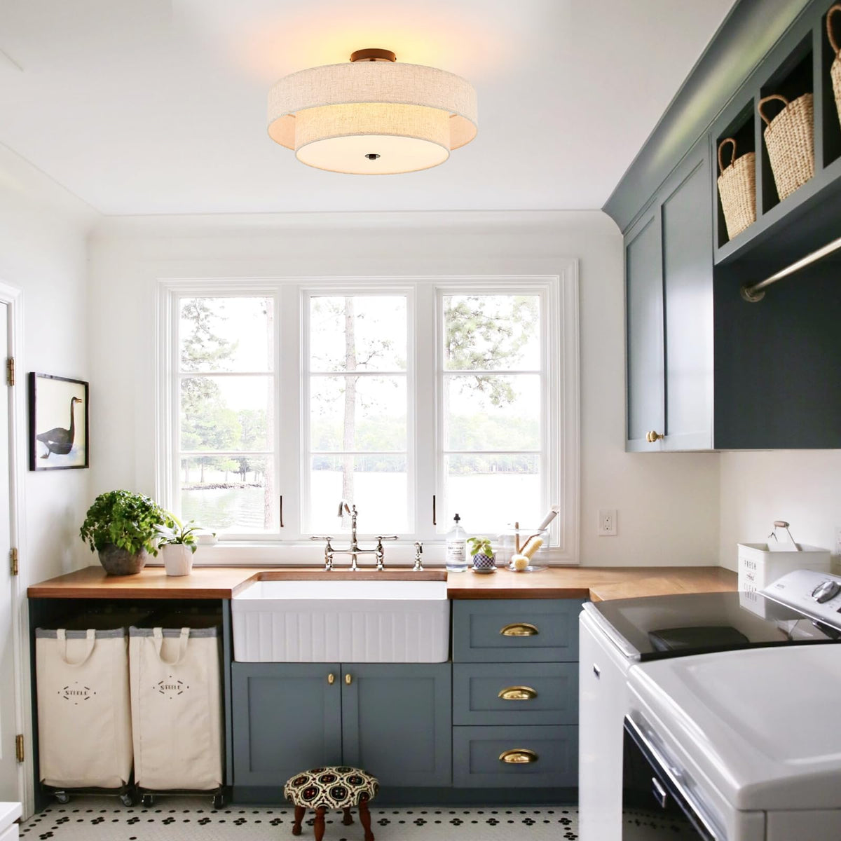 Semi Flush Mount Ceiling Fixture