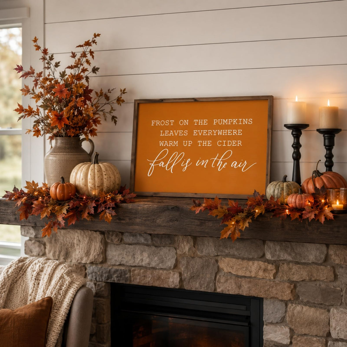 Halloween Wall Art Framed With 3d Bats