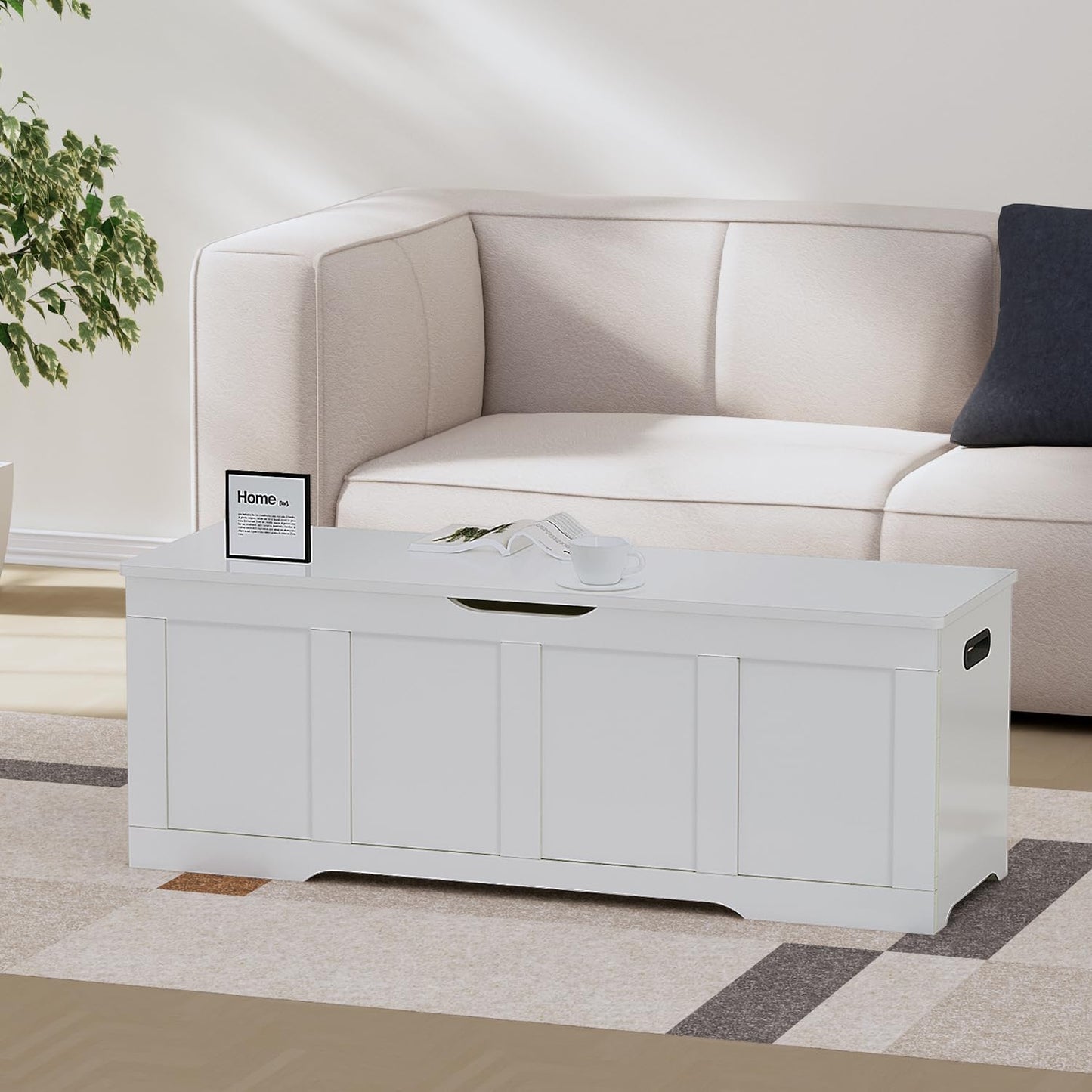 Timberer 47.2" Wooden Extra Large Storage Trunk